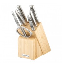 Global Set of 7 Takashi Knives with Block OFFER